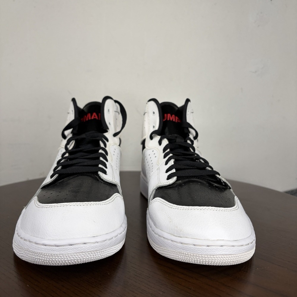 Nike Air Jordan Access Shoes Men's 13 White Black Basketball Sneaker AR3762-101 - Picture 2 of 16